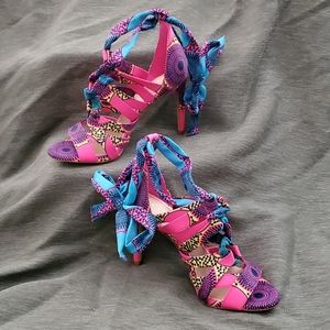 Gianni Bini patterned stilleto New